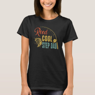 Camiseta Mens Reel Legal Step Pai Pescador Vinatge Pais