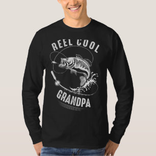 Camiseta Mens Reel Legal Vovô Pesca Dia de os pais Fisher