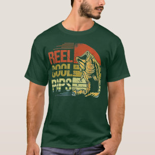 Camiseta Mens Reel Pop Legal pescando Pai do avô D do pai