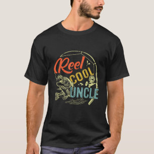Camiseta Mens Reel Tio Legal Shirt Namorados Engraçado Pais