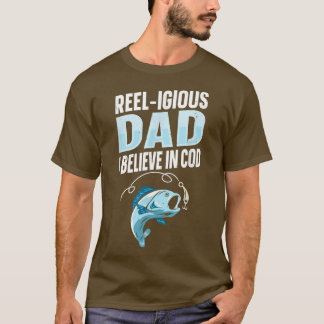 Camiseta Mens Reeligious Pai, Eu Acredito Em Canhões De Bac