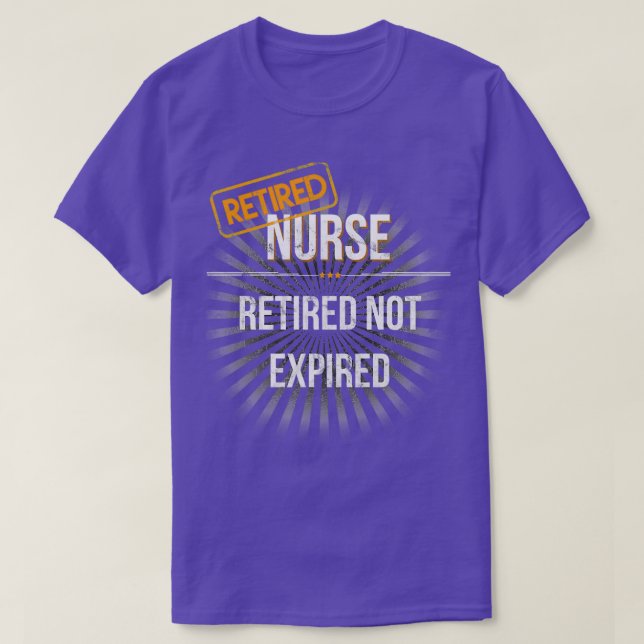 Camiseta Mens Retired Nurse Retirement Gift for Nurses (Frente do Design)