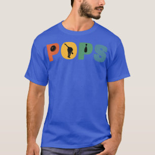 Camiseta Mens Retro Boliches Avô Pop Avô Avô