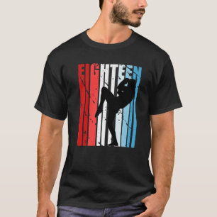 Camiseta Mens Retro Boys Kickboxing 18º Aniversário Kickbox