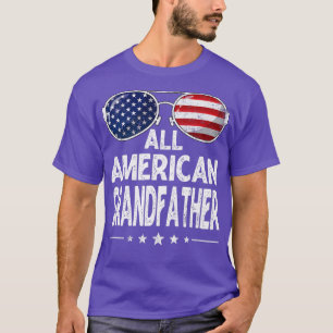 Camiseta Mens Retro Dia de os pais Todo Avô Americano 4