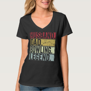Camiseta Mens Retro Husband Pai Legenda Do Pai