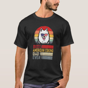 Camiseta Mens Retro Melhor Pai Eskimo Americano do Pai