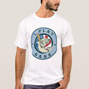 Camiseta Mens Retro Play Bass