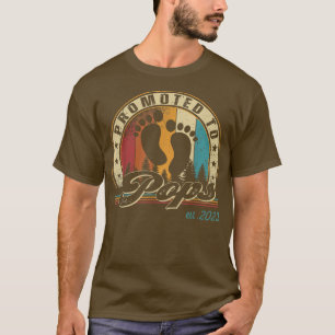 Camiseta Mens Retro Promovido para o Pop Est 2023 Primeira 