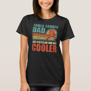 Camiseta Mens Retro Style Vintage Mesa Tênis Pai do Pai