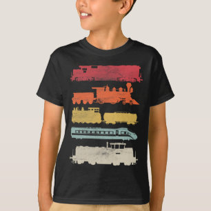 Camiseta Mens Retro Trains Adega Vintage Railroad Train Ch
