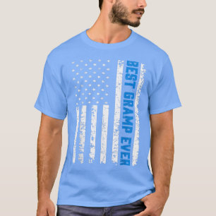 Camiseta Mens Retro US Best Gramp Ever 4th Of July Father's