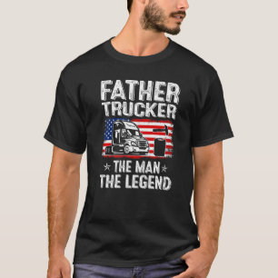 Camiseta Mens Retro-Us Dia de os pais Padre Trucker