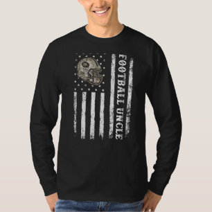 Camiseta Mens Retro Vintage American Flag Tio Fa