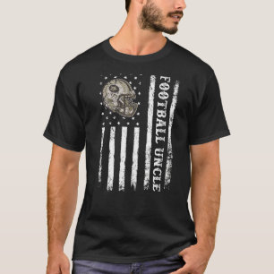 Camiseta Mens Retro Vintage American Flag Tio Fa