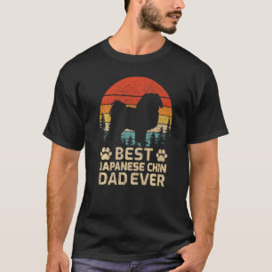 Camiseta Mens Retro Vintage Melhor Pai Japonês De Chin