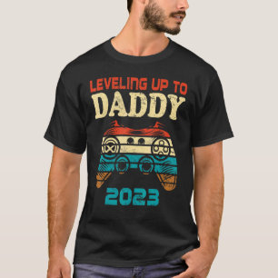 Camiseta Mens Retro Vintage Nivelando Até Pai 2023 Promo