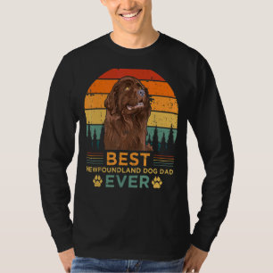 Camiseta Mens Retro Vintage Sunset Melhor Cachorro Da Terra