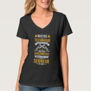 Camiseta Mens Rigolo Lumberjack & Forestry Chainsaw Fazer