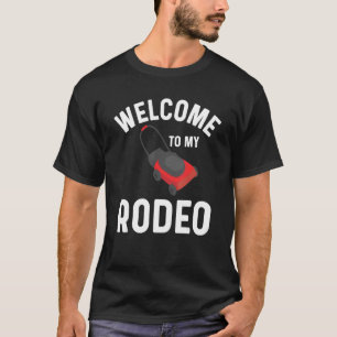 Camiseta Mens Rodeo Dad Lawn Mowing  Landscaper Yard Work M