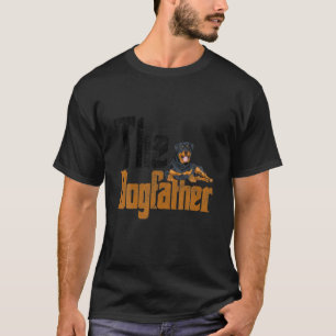 Camiseta Mens Rottweiler Cachorro Pai Cachorro Cães Cães Pa