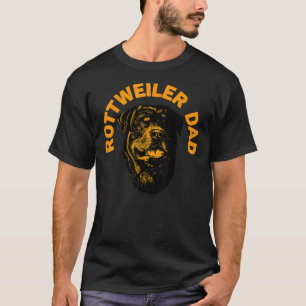 Camiseta Mens Rottweiler Rottie Pai Pai Pai