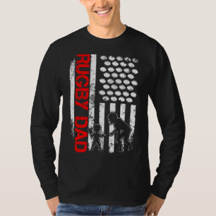 Camiseta Mens Rugby Estados Unidos Bandeira Americana Para 