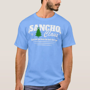 Camiseta Mens Sancho Claus Engraçado Natal
