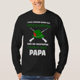 Camiseta Mens Schützenkönig Papa Sagi