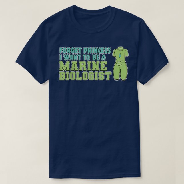 Camiseta Mens Science Esquece A Princesa Que Quero Ser Mari (Frente do Design)