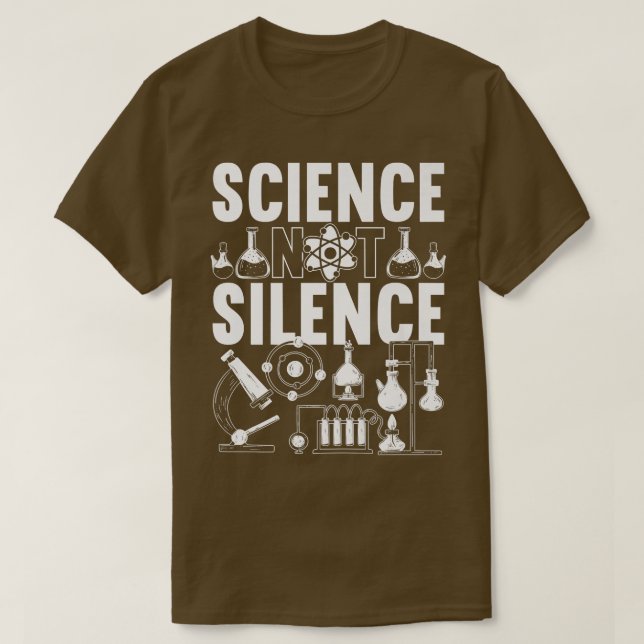Camiseta Mens Science Não Silence Premium (Frente do Design)