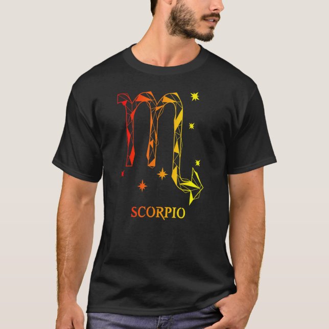 Camiseta Mens Scorpio Zodiac 1 (Frente)