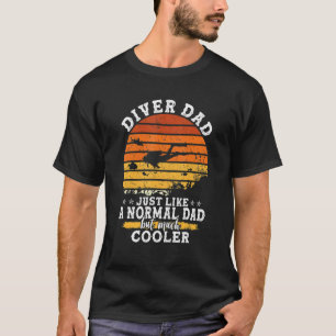 Camiseta Mens  Scuba Diving  Graphic Dads And Men Scuba Div