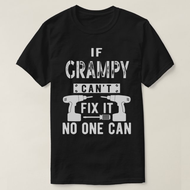 Camiseta Mens Se Grampy Não Consegue Corrigi-Lo Ninguém Pod (Frente do Design)