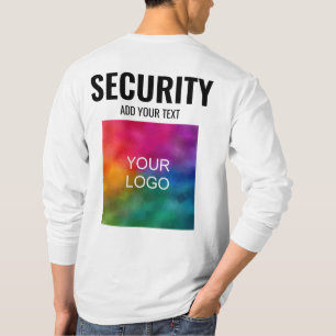Camiseta Mens Security Double Sided Modelo Modern