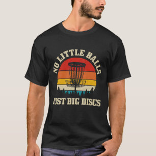 Camiseta Mens Sem Pequenas Bolas Apenas Grandes Discos Vint