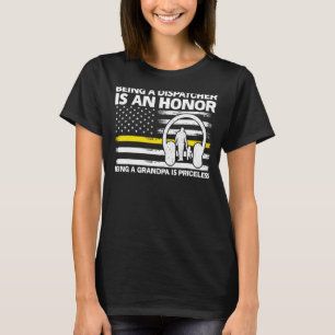 Camiseta Mens Sendo Um Despachante É Vovô Vovô Dispatc