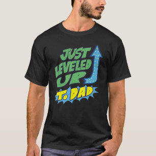 Camiseta Mens simplesmente nivelados até o Novo papai esper