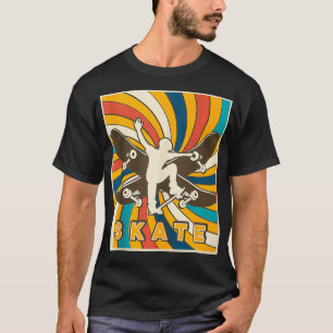 Camiseta Mens Skateboarder Skateboard Lovers Skateboard