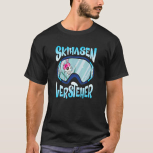 Camiseta Mens Skiingbunny Understanders Skier Ski Instrução