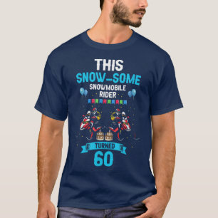 Camiseta Mens Skimobile Birthday Design para Snowmobile Win