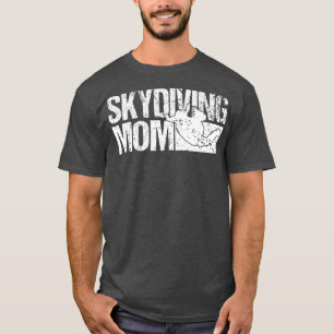 Camiseta Mens Skydiver Skydiving Mãe Skydiving