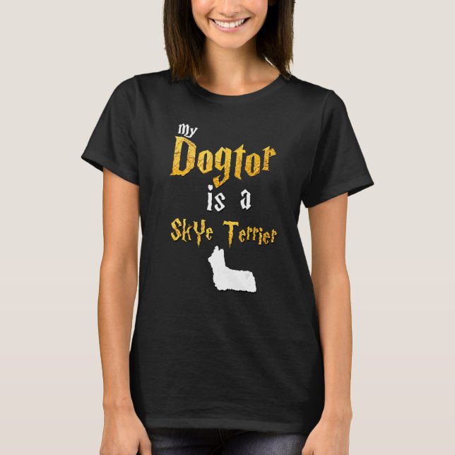 Camiseta Mens Skye Terrier Skye Terrier (Frente)