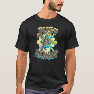 Camiseta Mens Sloth Apenas Saindo