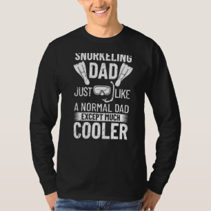 Camiseta Mens Snorkeling Diver Snorkel Snorkeler Fin