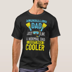 Camiseta Mens Snorkeling Diver Snorkel Snorkeler Fin