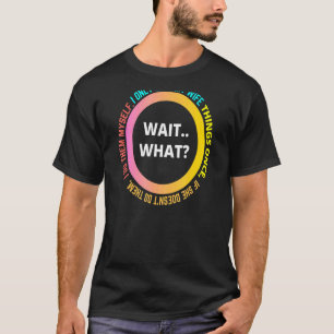 Camiseta Mens, Só Digo Coisas À Minha Esposa Uma Vez Se Ela