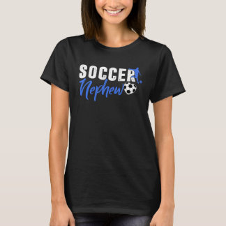 Camiseta Mens Soccer Nephew Family Matching Sport Love Fath