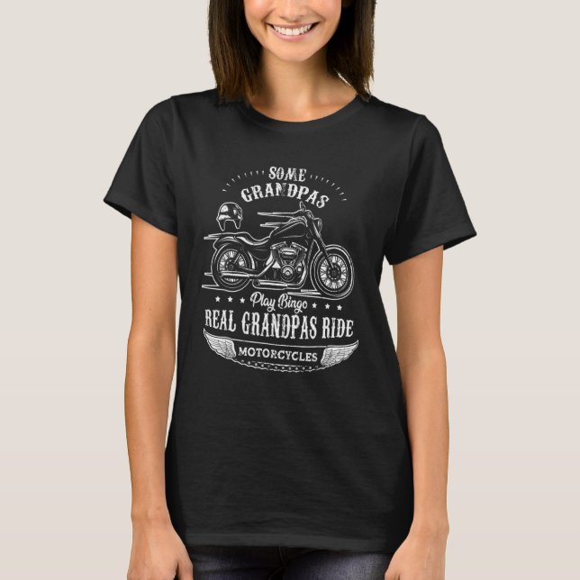 Camiseta Mens Some Grandpas Play Bingo cool Grandpa drive M (Frente)