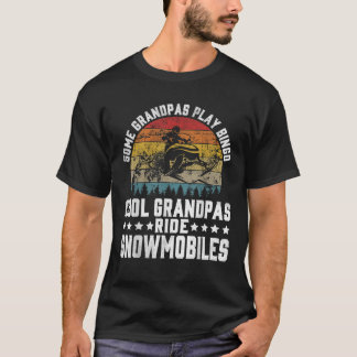 Camiseta Mens Some Grandpas Play Bingo Cool Grandpas Ride S